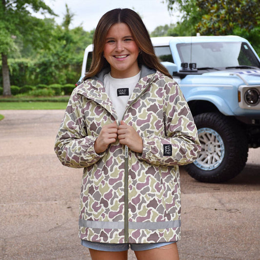 Lulu Mac Raincoat — Light Camo