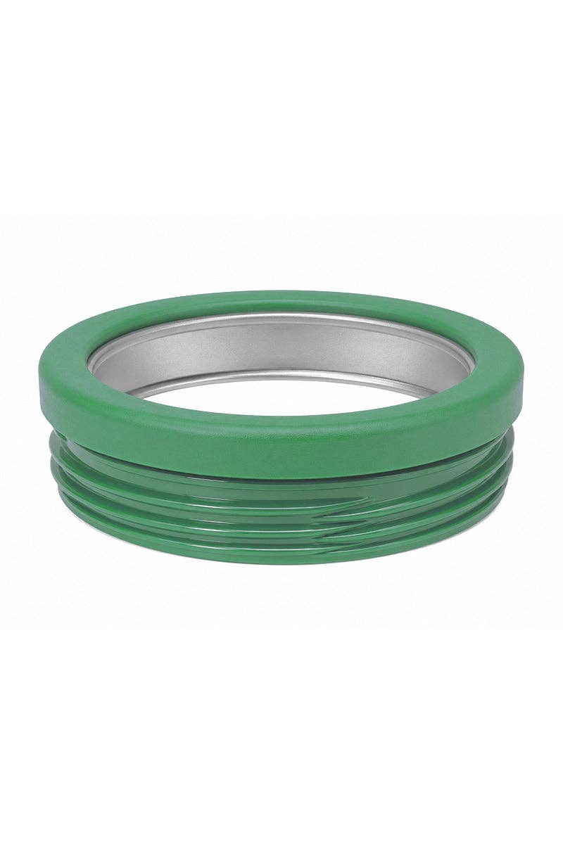 Aqua and Green Striped Can Coolers Wholesale: Aqua and Green Striped