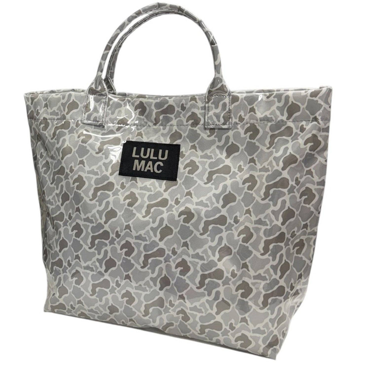 Lulu Mac Tote Bag — White Camo