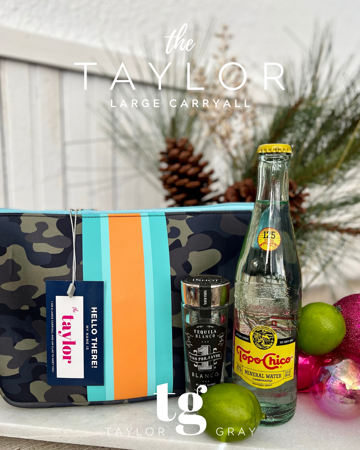 The Taylor Large Neoprene Makeup Bag | shoptaylorgray