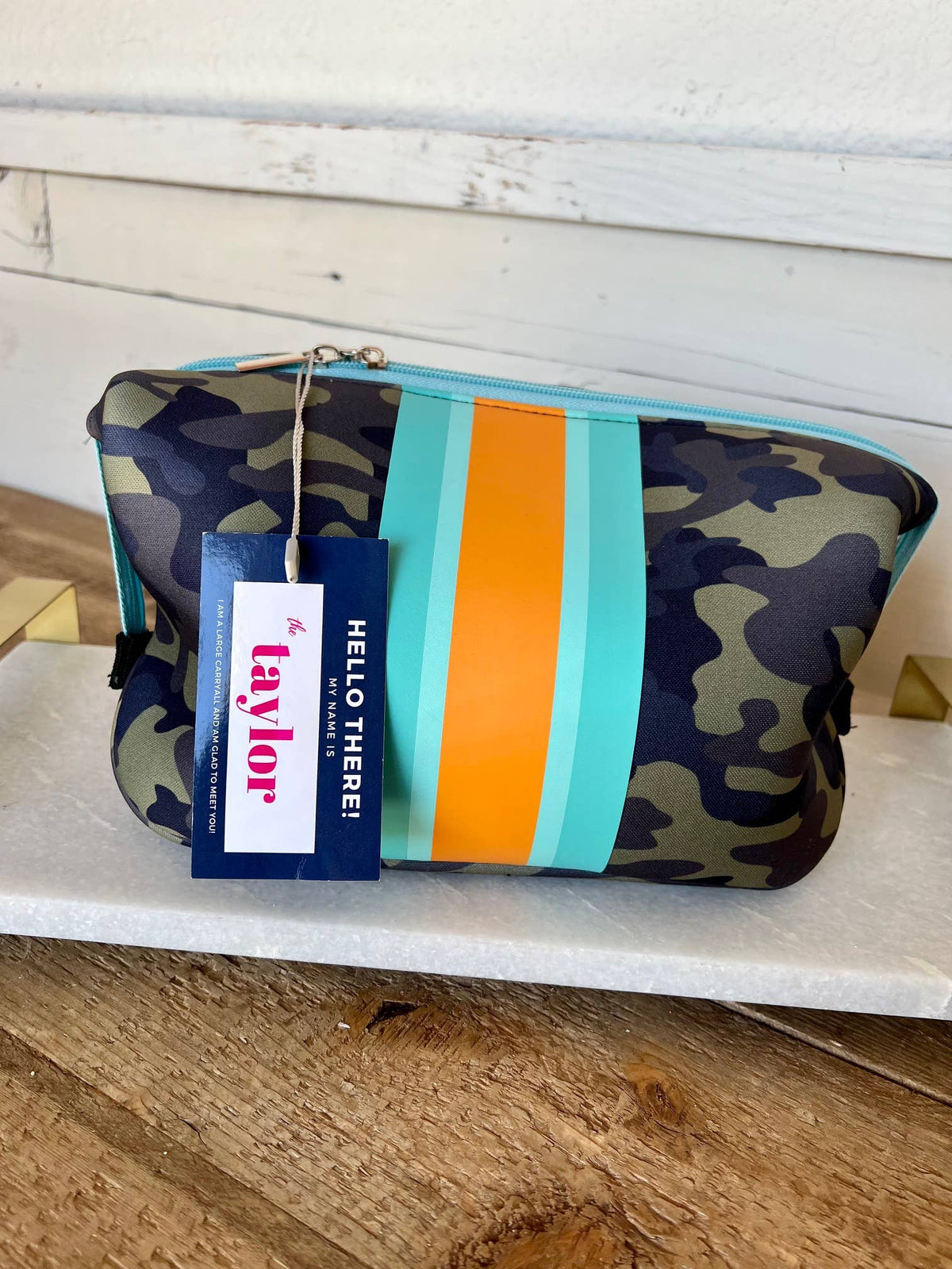 The Taylor Large Neoprene Makeup Bag | shoptaylorgray