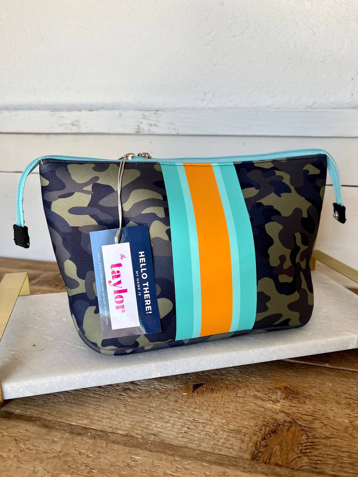 The Taylor Large Neoprene Makeup Bag | shoptaylorgray