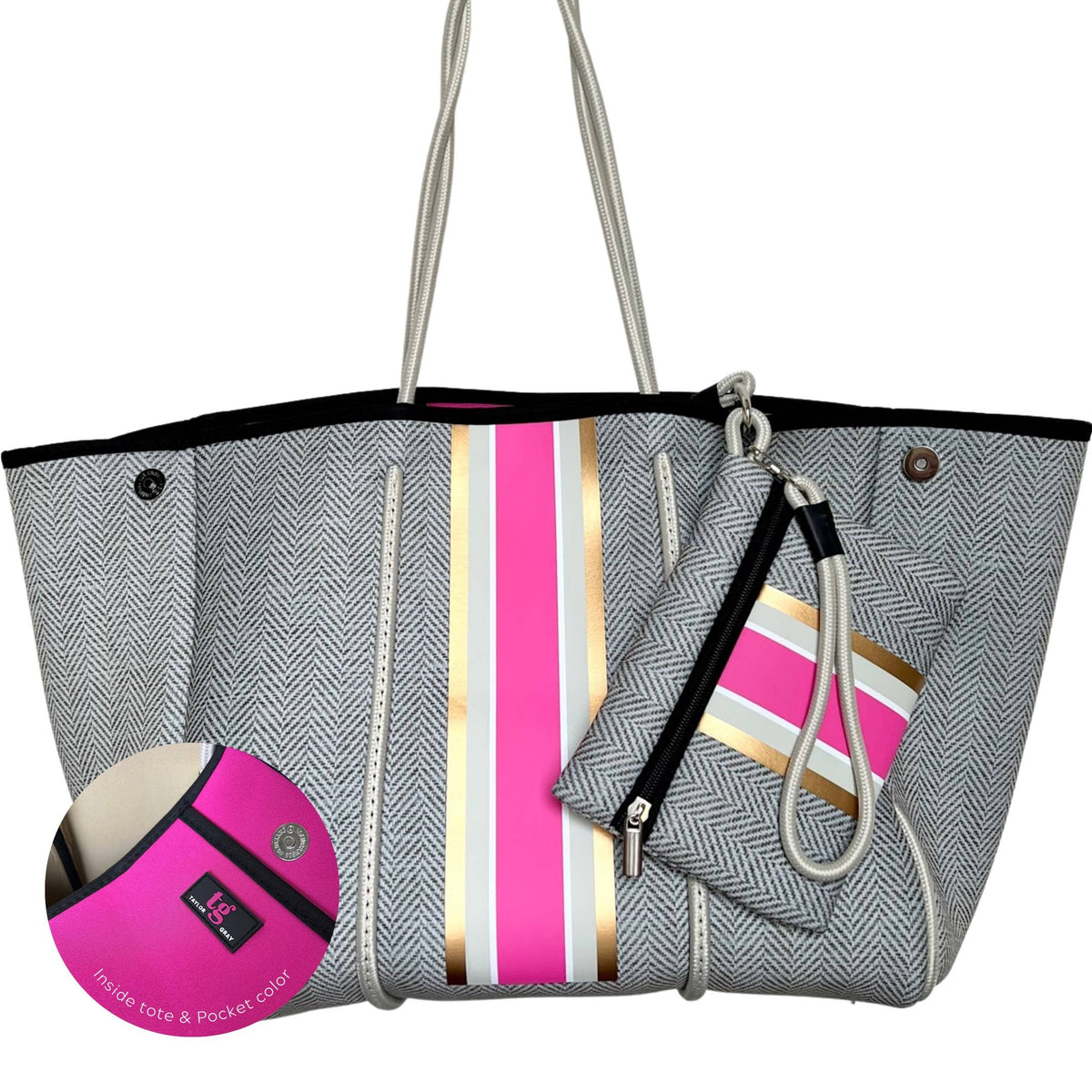 The Cathy Neoprene Tote | shoptaylorgray